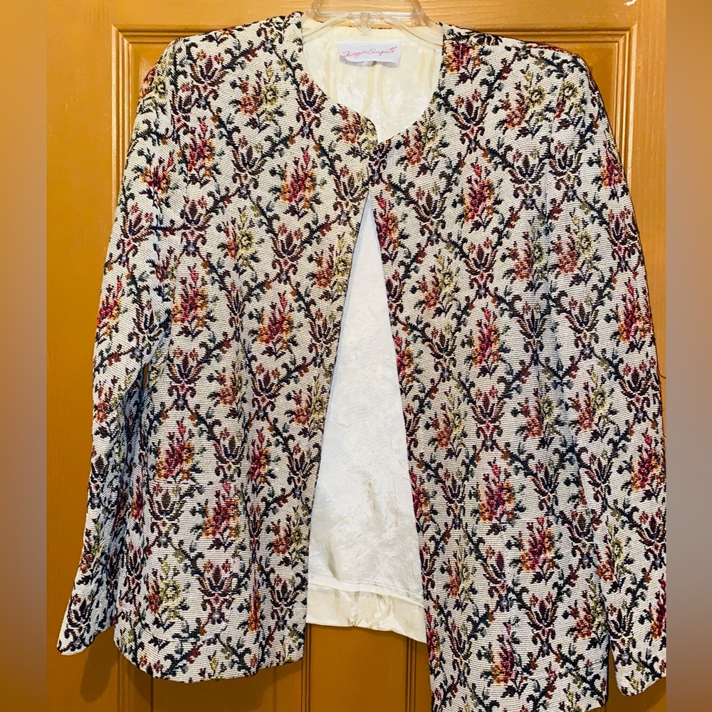 Beautiful Tapestry Blazer Jacket